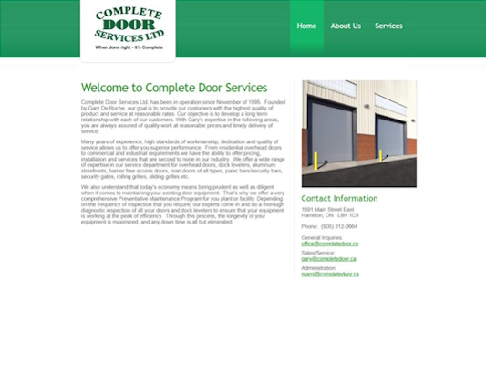Complete Door Services Ltd.