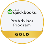 Quickbooks ProAdvisor Gold Badge